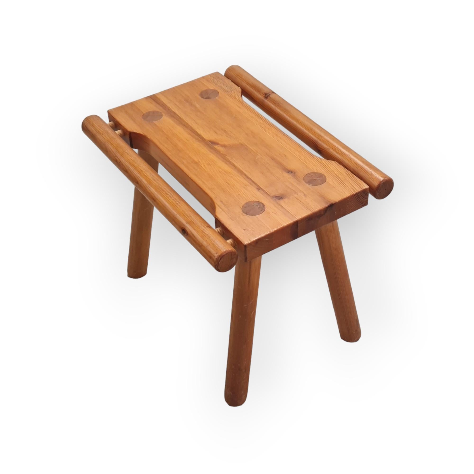 Mid-20th Century Extremely Rare Perttu Mentula Sauna / Sports Stool for Artek, 1960s For Sale