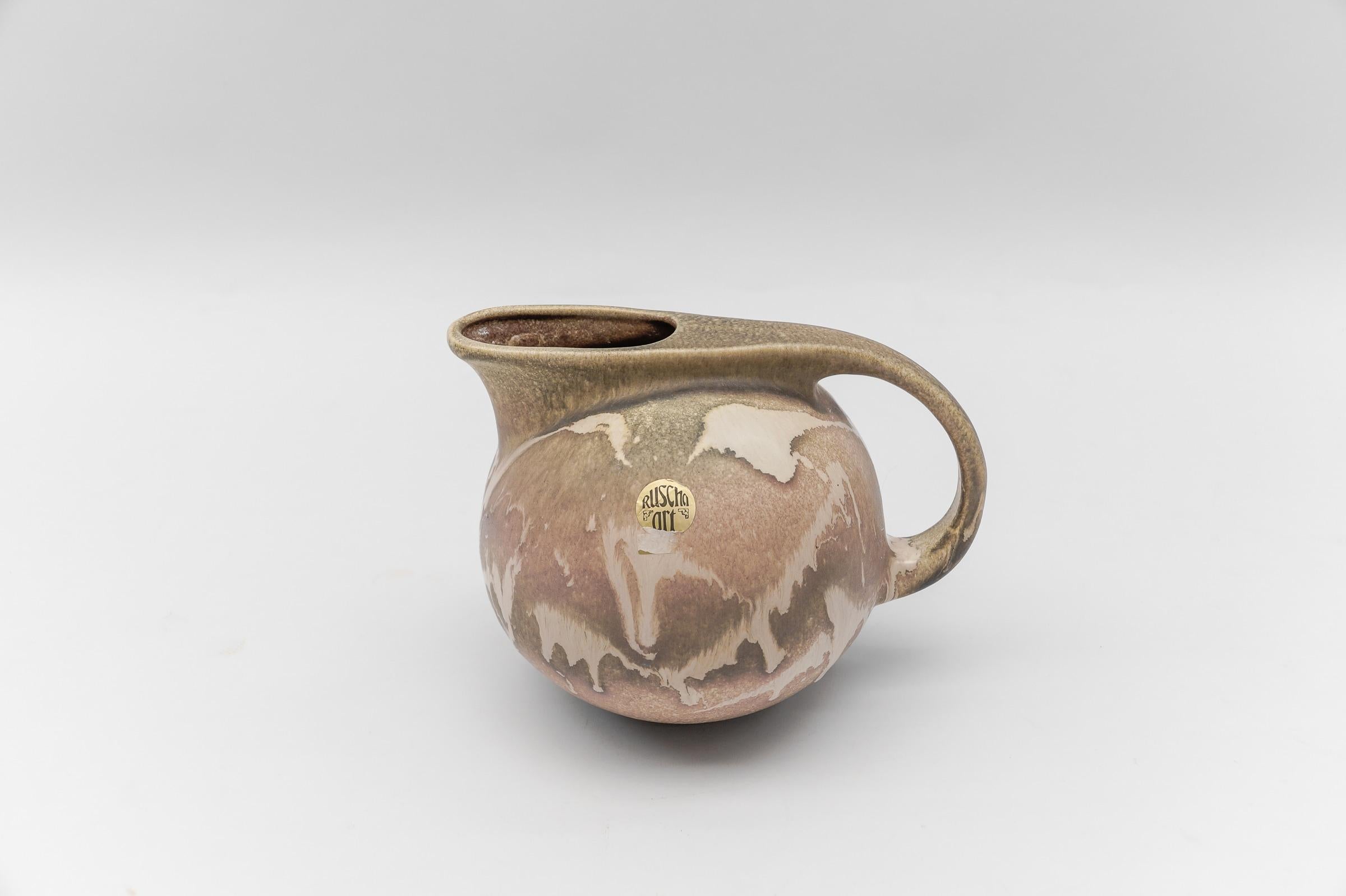 Mid-Century Modern Vase en poterie extrêmement rare 