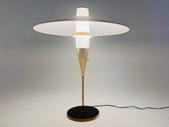 Äußerst seltene Raymond-Loewy-Tischlampe für Stiffel, 1957.