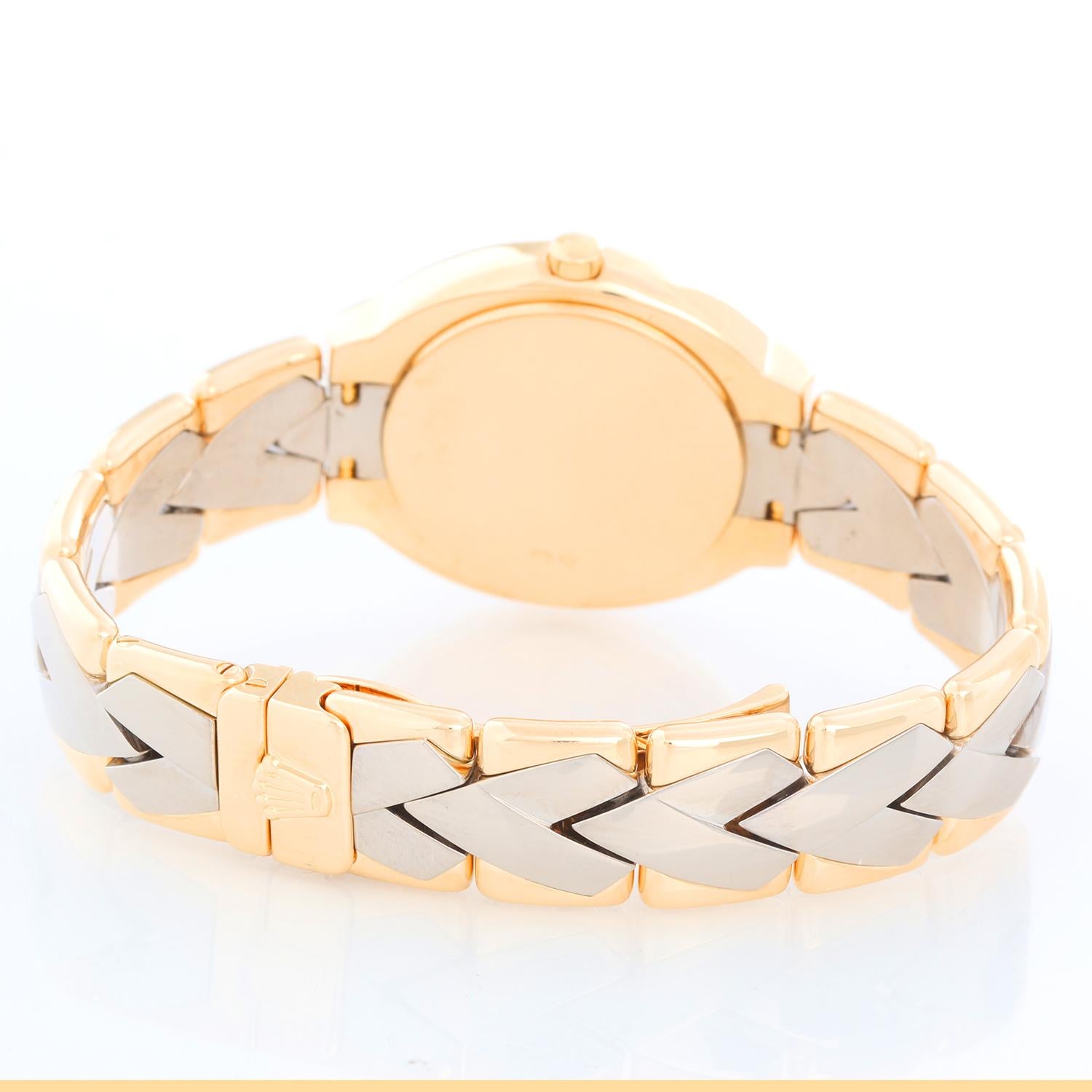 rolex cellini ladies 18k gold