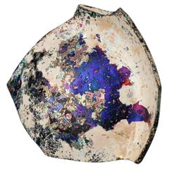 Rarísimo fragmento de vidrio romano con pátina iridiscente - Siglos I-IV d.C.