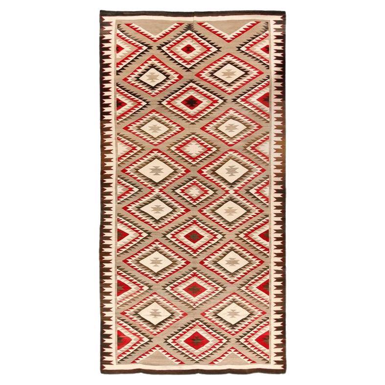 Extremely Rare Room Size Vintage Navajo Rug  8'3 x 15'5