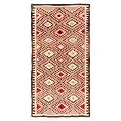 Tapis Navajo vintage extrêmement rare  8'3 x 15'5