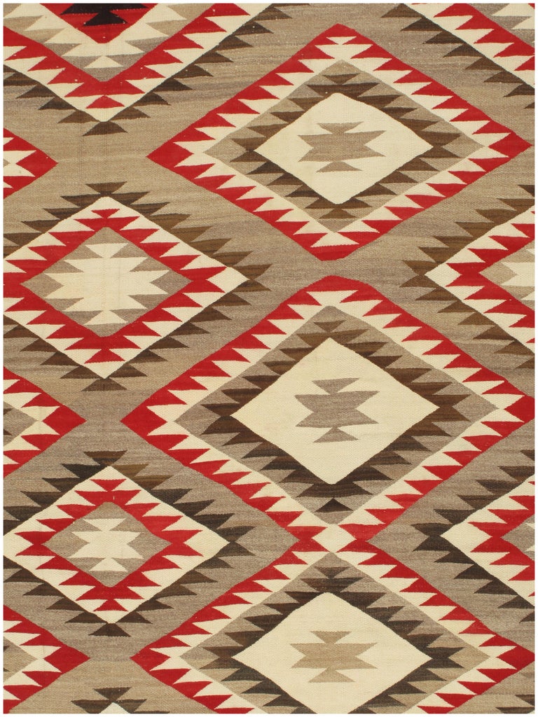 Hand-Woven Extremely Rare Room Size Vintage Navajo Rug, circa 1930  8'3 x 15'5 For Sale