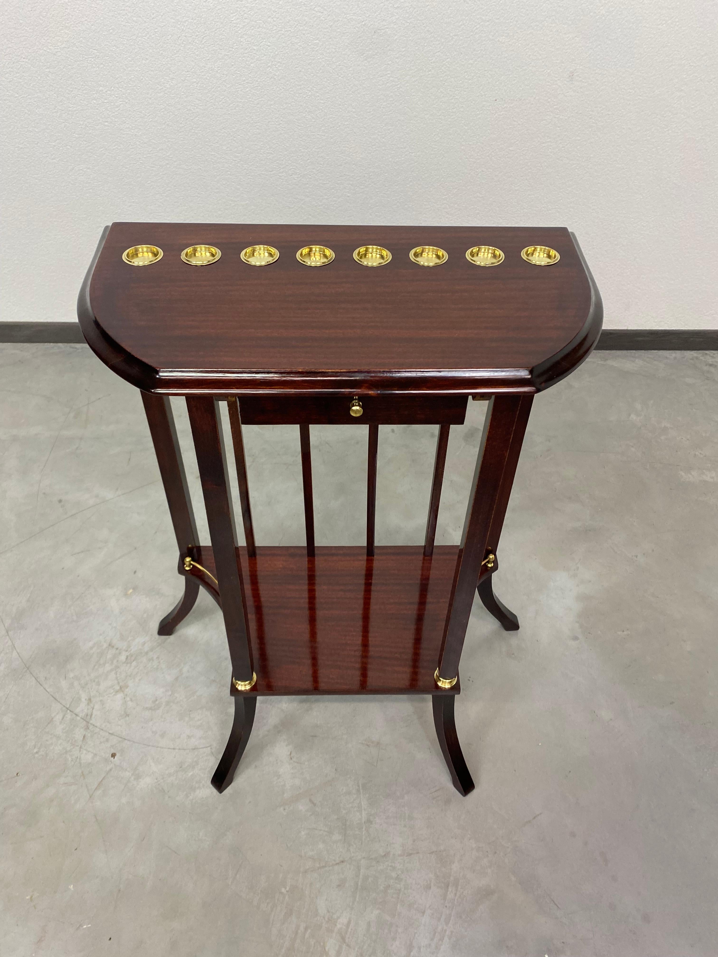 Vienna Secession Extremely rare secession console table for 8 candles For Sale