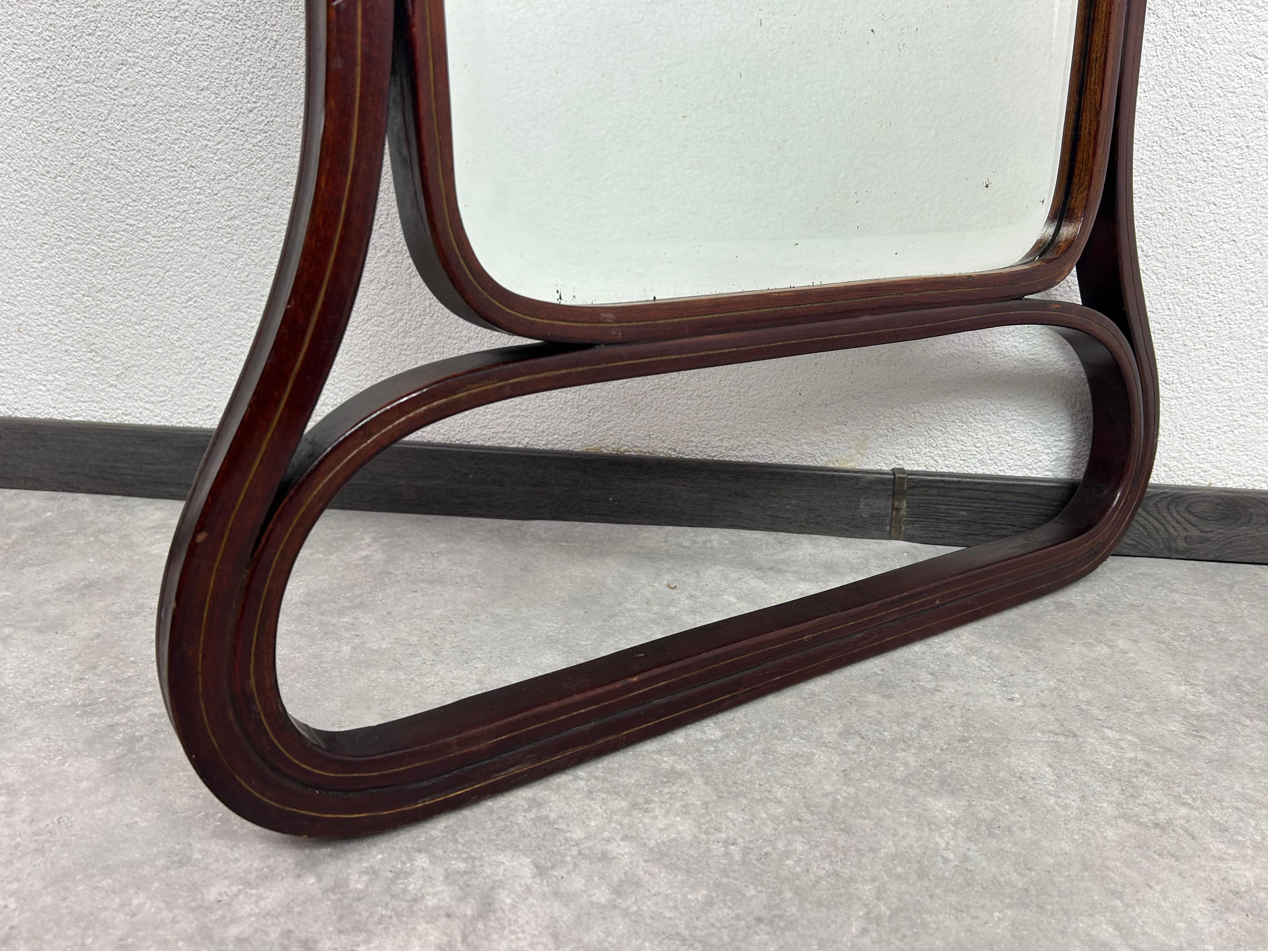 Espejo de secesión n.º 1148, extremadamente raro, de Gustav Siegel para J&J Kohn Jugendstil en venta