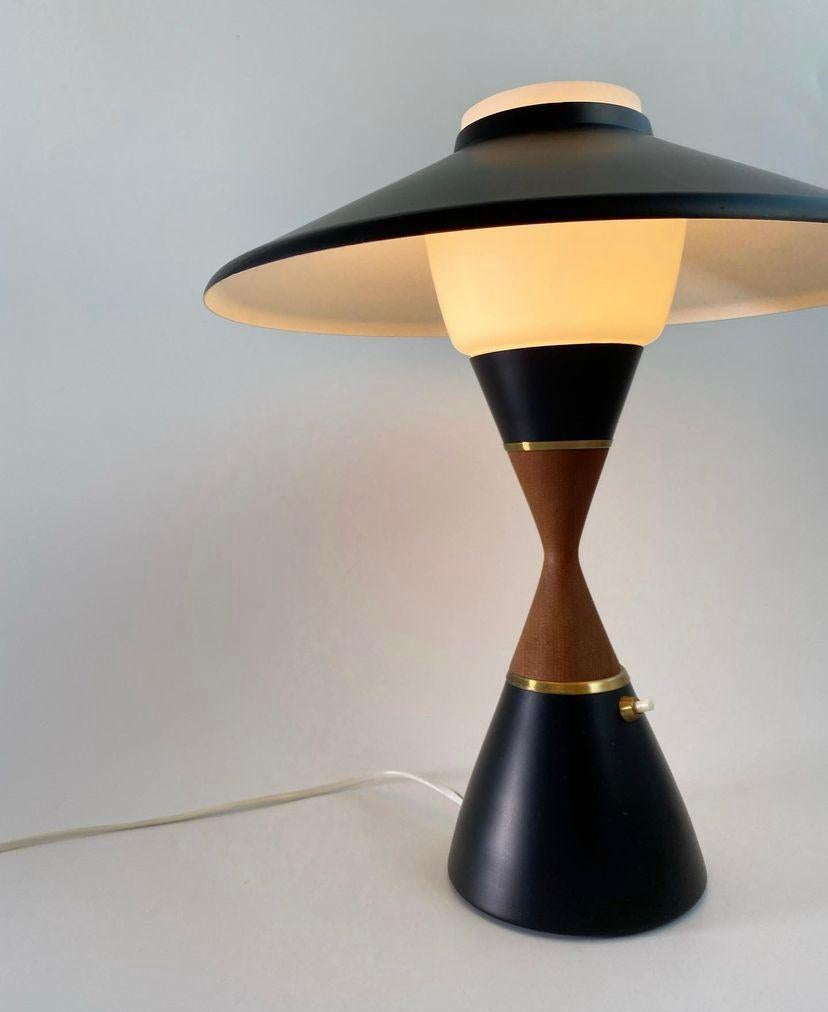 Danish Extremely Rare Table Lamp by Svend Aage Holm Sørensen, Denmark, 1950s