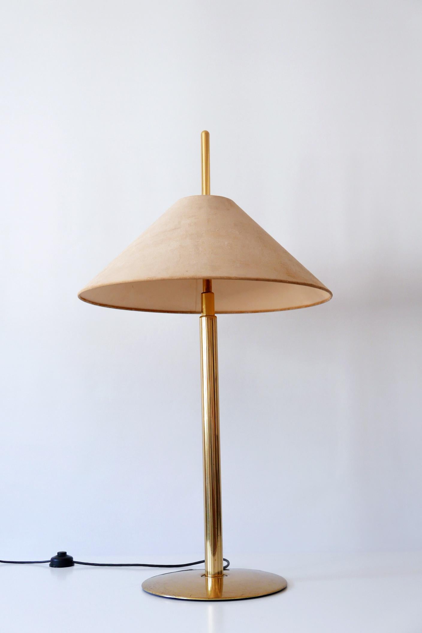 Extremely Rare Telescopic Brass Floor Lamp by Ingo Maurer for Design M 1970s 3