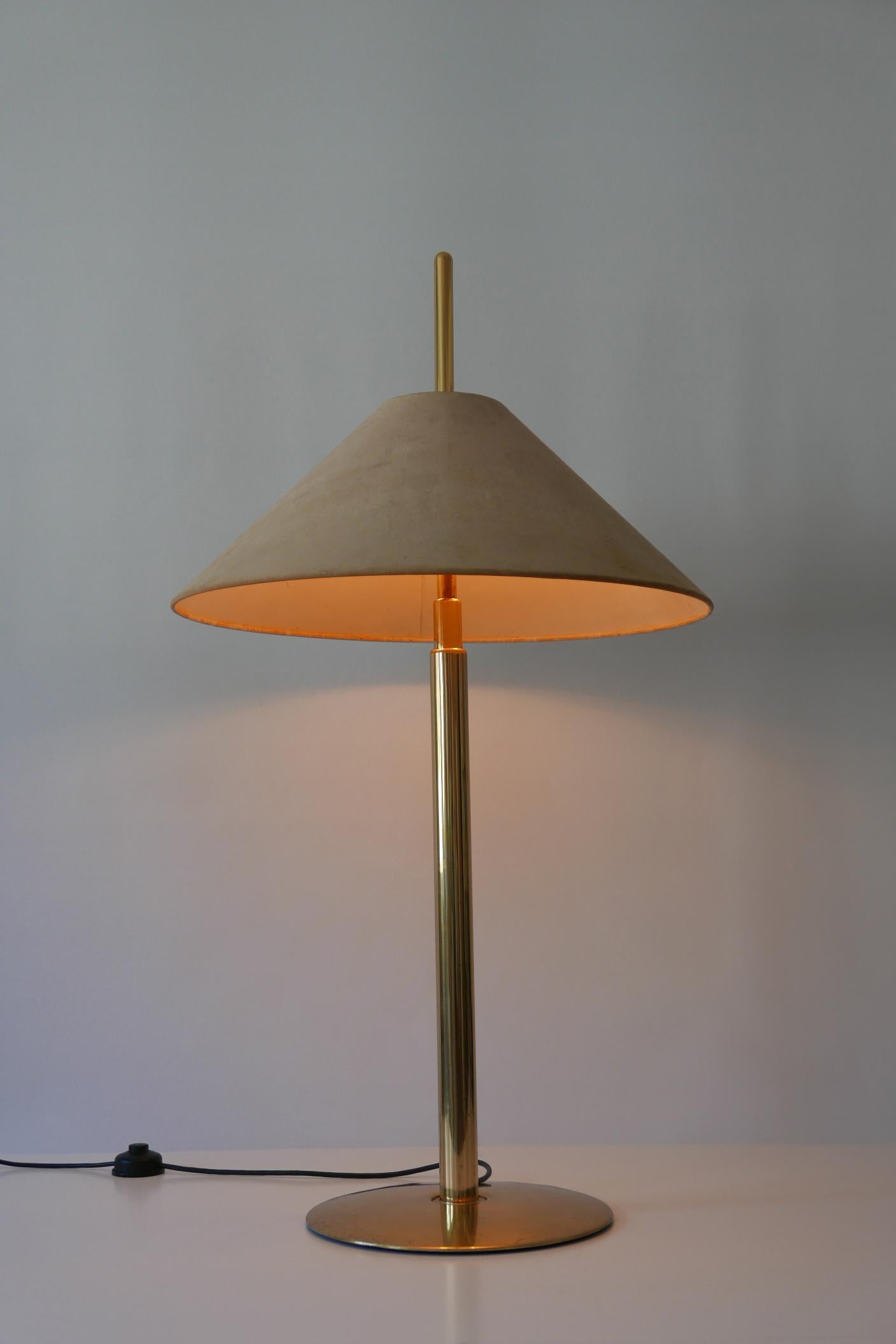 Extremely Rare Telescopic Brass Floor Lamp by Ingo Maurer for Design M 1970s 4