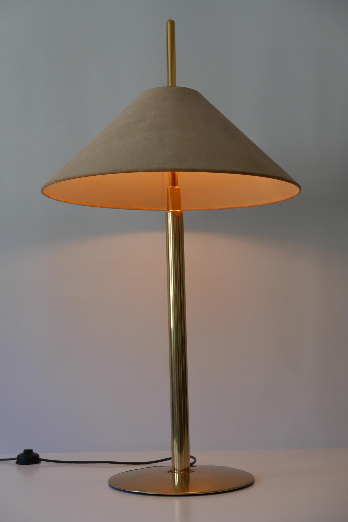 Extremely Rare Telescopic Brass Floor Lamp by Ingo Maurer for Design M 1970s 6