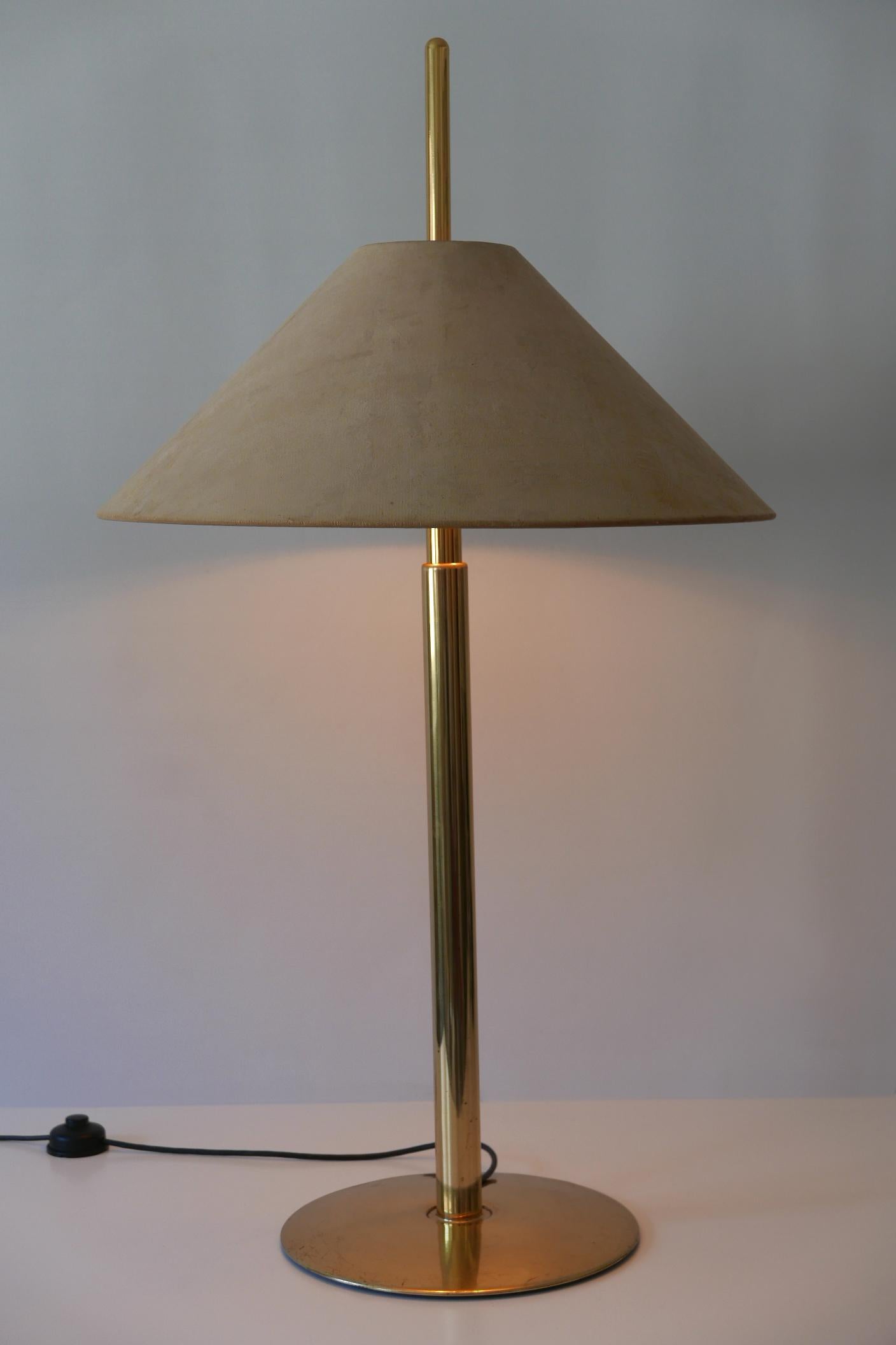 Extremely Rare Telescopic Brass Floor Lamp by Ingo Maurer for Design M 1970s 8