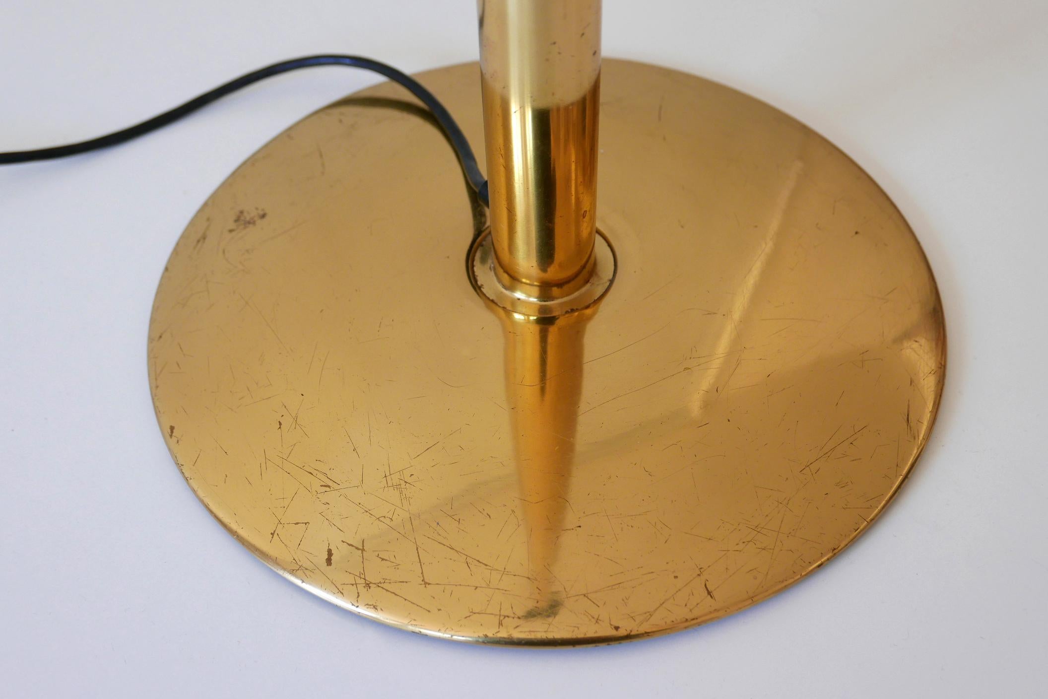 Extremely Rare Telescopic Brass Floor Lamp by Ingo Maurer for Design M 1970s 11