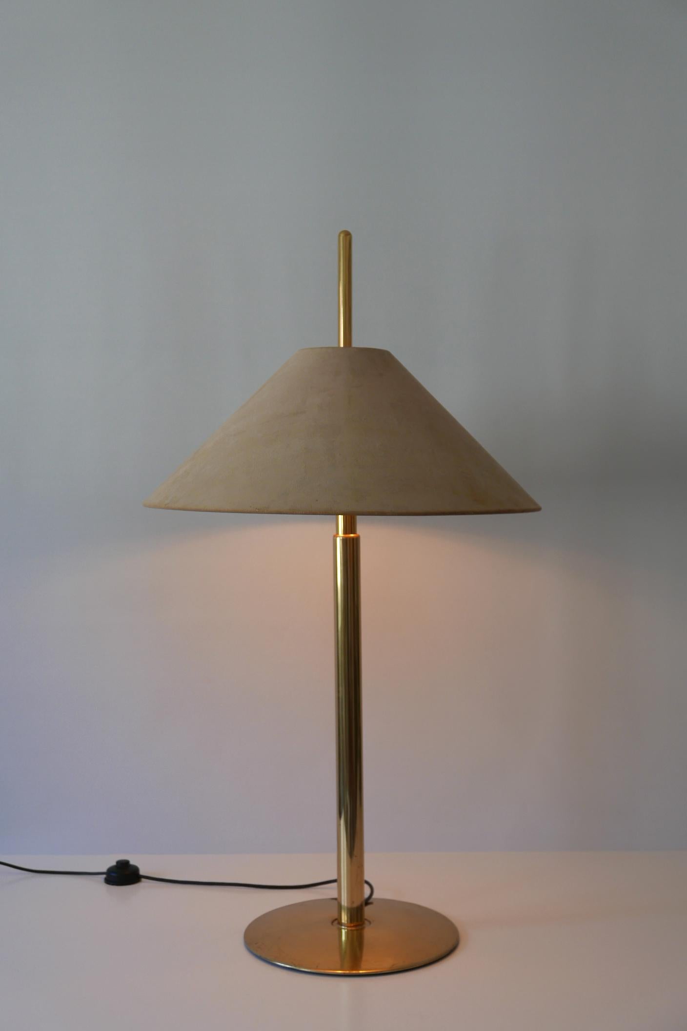 Polished Extremely Rare Telescopic Brass Floor Lamp by Ingo Maurer for Design M 1970s