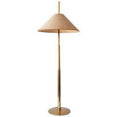 Extremely Rare Telescopic Brass Floor Lamp by Ingo Maurer for Design M 1970s