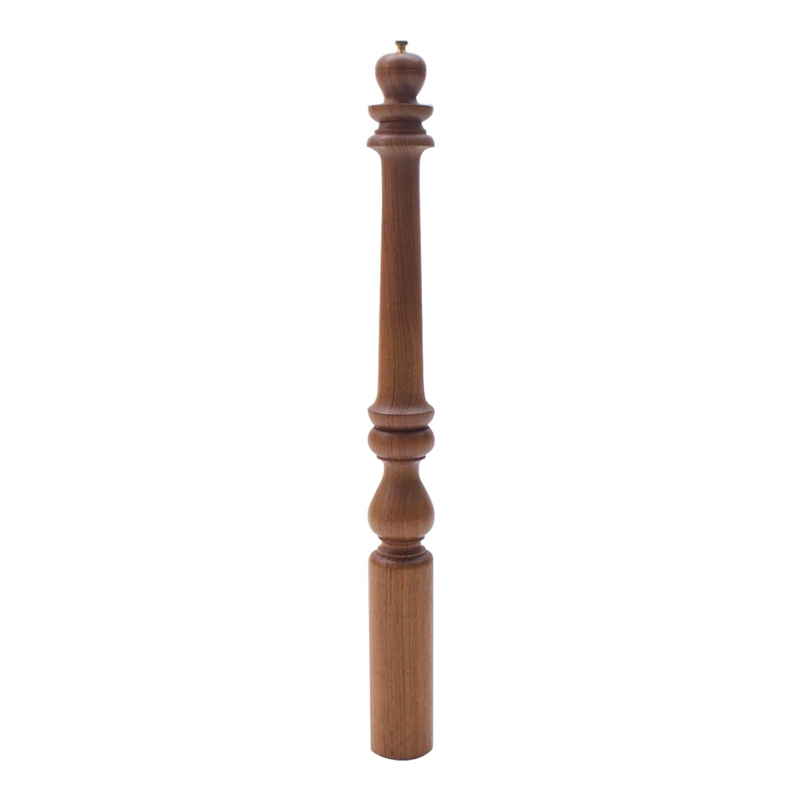 Estremamente raro, molto grande, Pepper Mil scandinavo in teak, anni '60, Danimarca