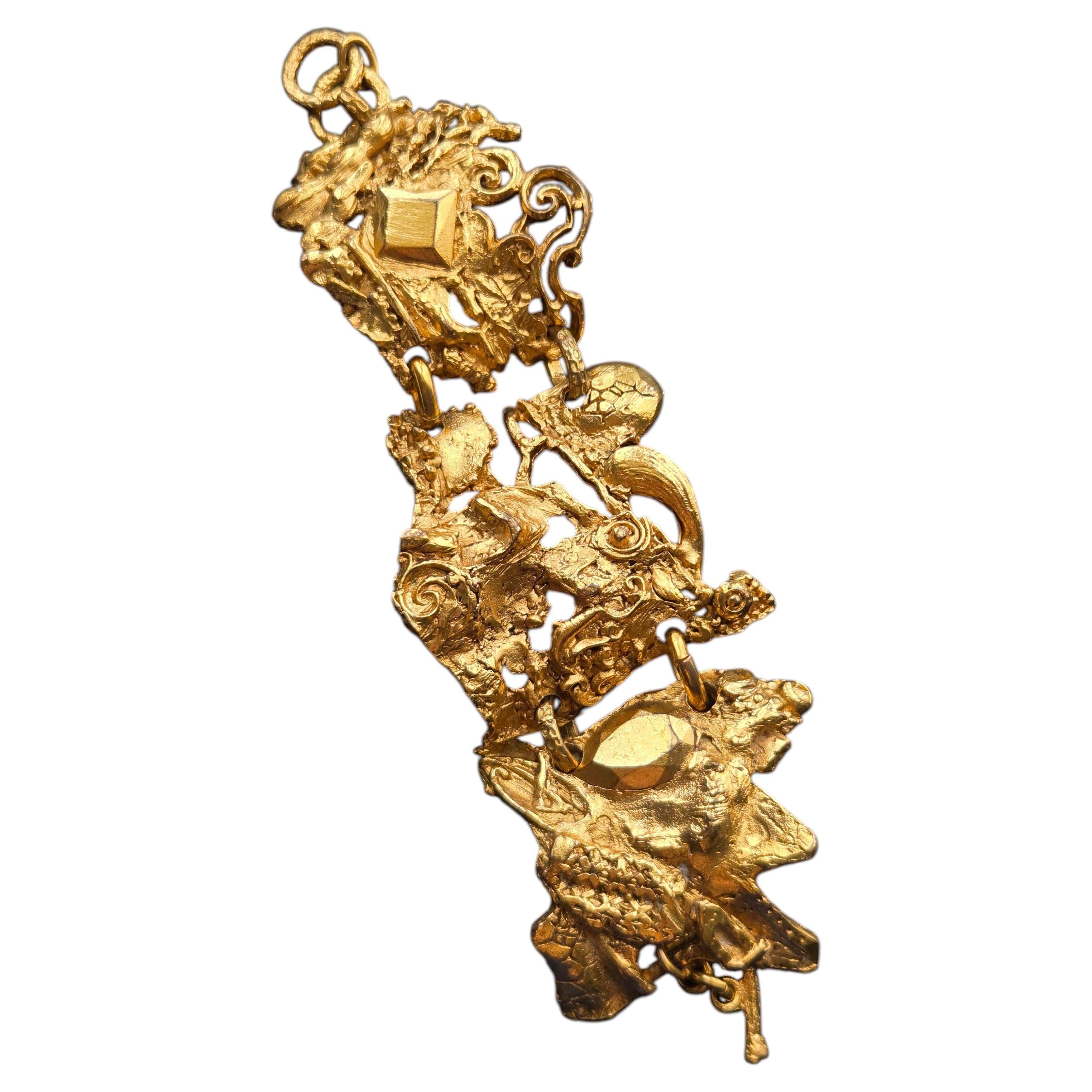 Pulsera vintage de filigrana de Christian Lacroix, súper rara