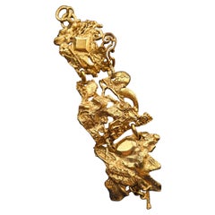 Extremely rare vintage Christian Lacroix filigree bracelet