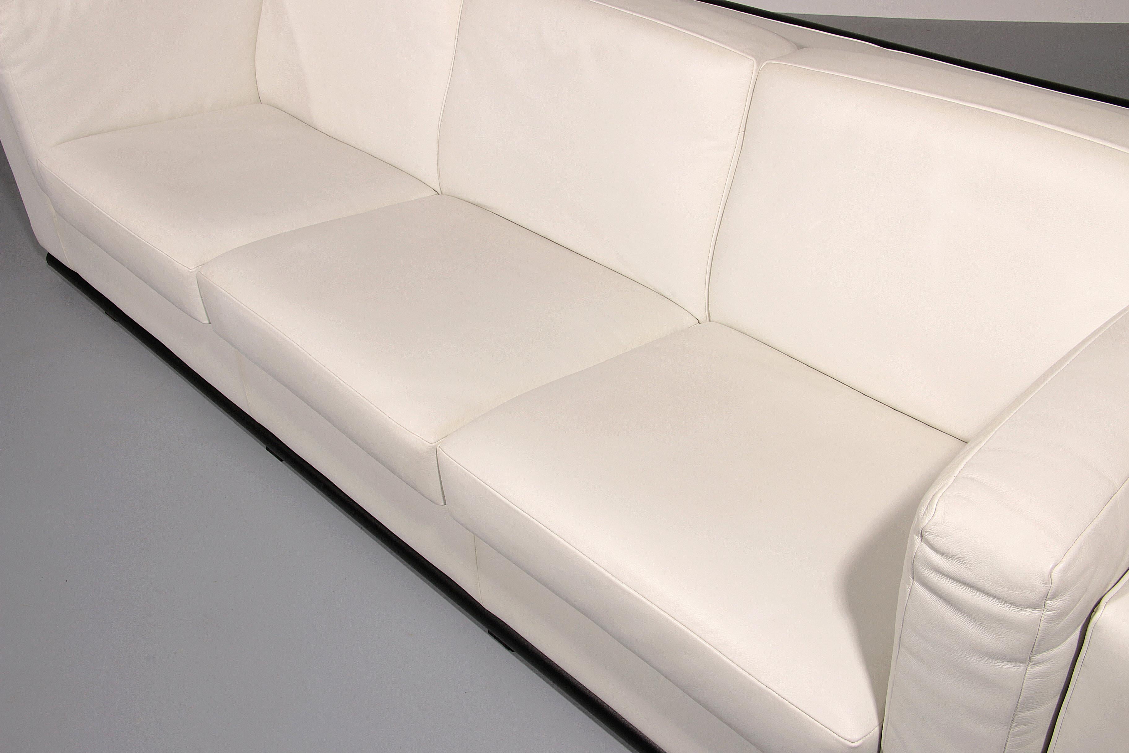 Extremely Rare white Sofa design by Paolo Piva for De Sede Swiss 1980 For Sale 5