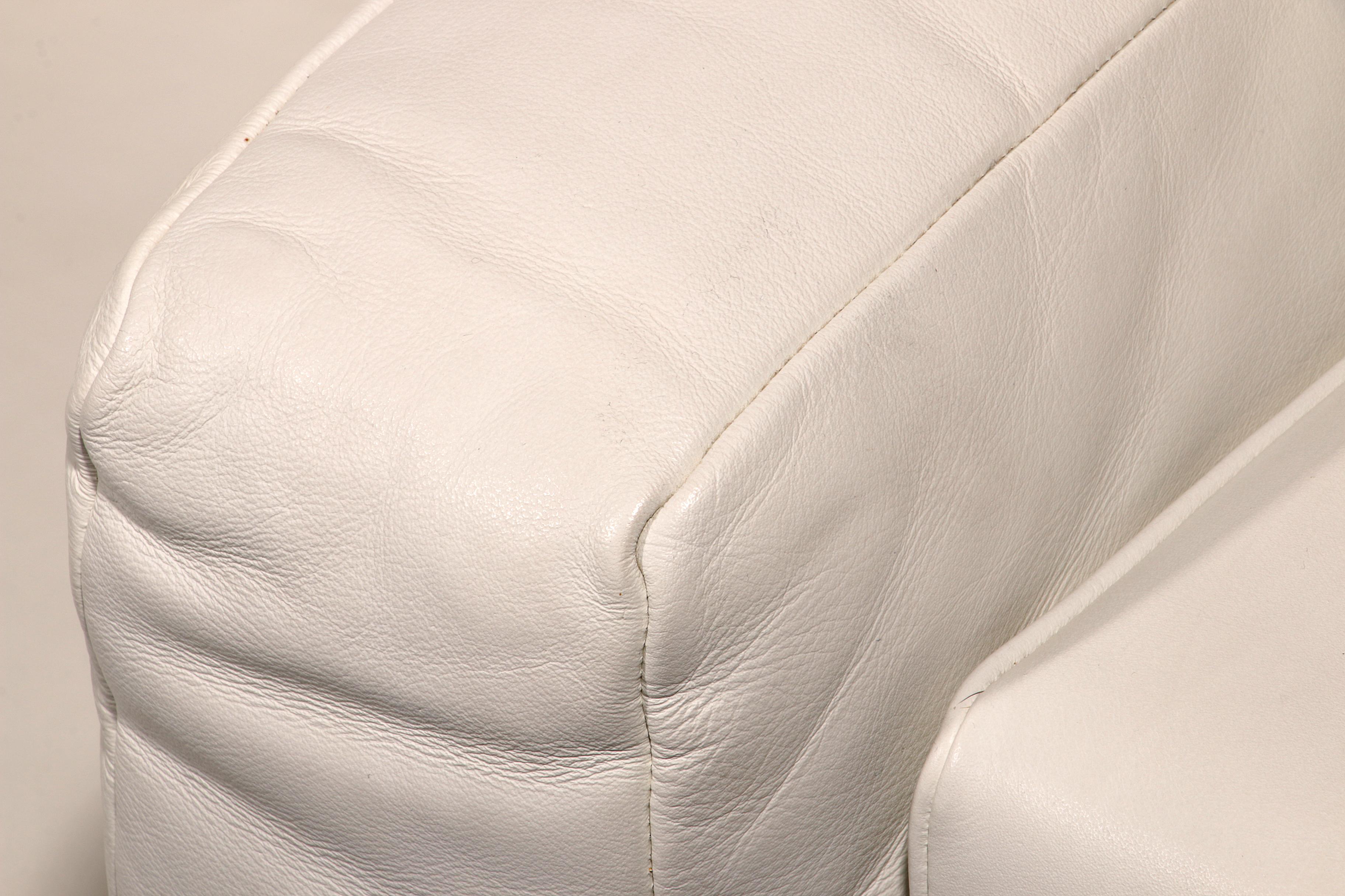 Extremely Rare white Sofa design by Paolo Piva for De Sede Swiss 1980 For Sale 7