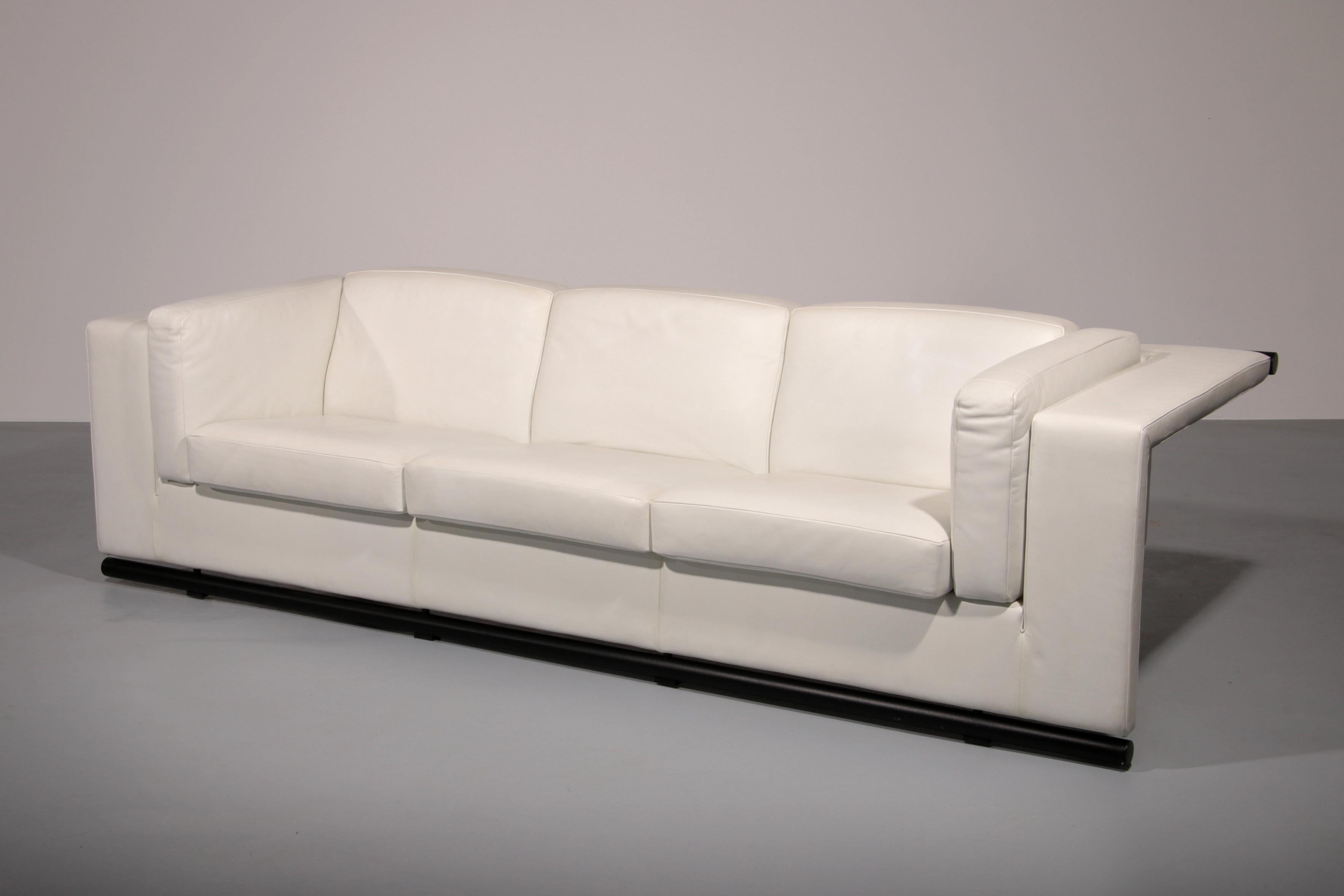 Mid-Century Modern Extremely Rare white Sofa design by Paolo Piva for De Sede Swiss 1980 For Sale