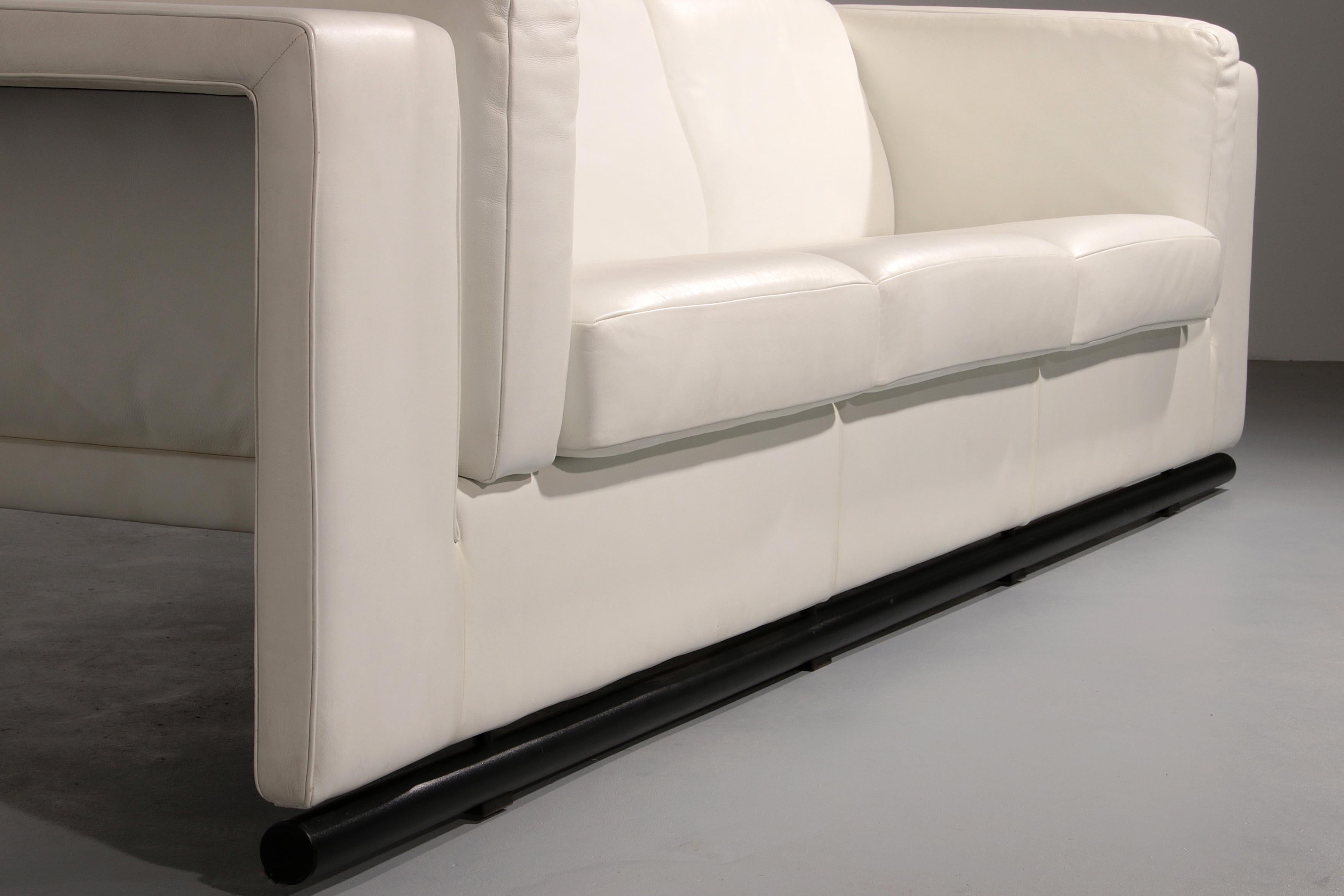 Extremely Rare white Sofa design by Paolo Piva for De Sede Swiss 1980 For Sale 1