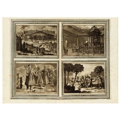 Äußerst seltene Ansichten, die mit dem großen Mogol verwandt sind, 1725
