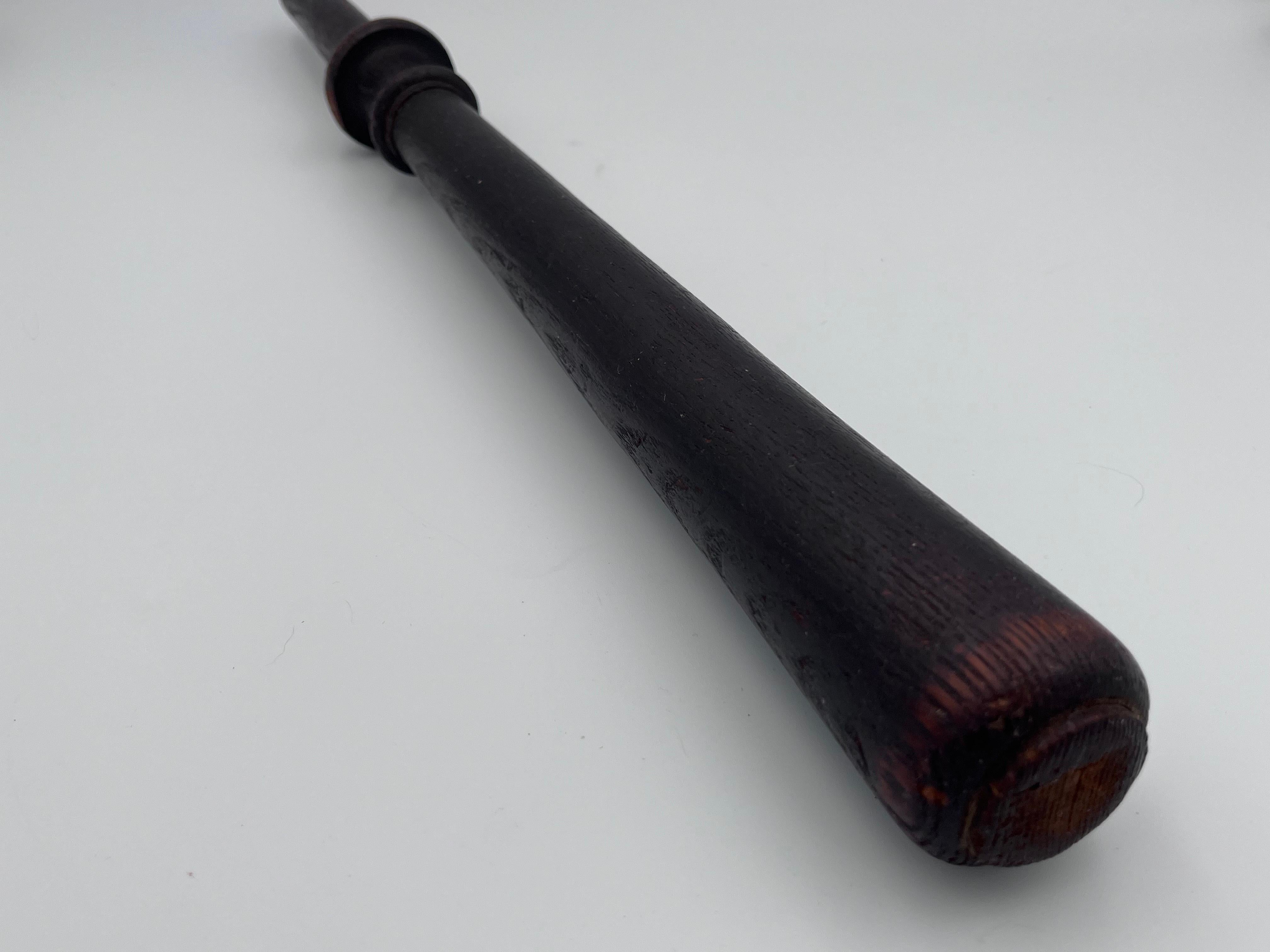 Sculpté à la main Club Billy extrêmement tactile, rare et original du 19e siècle, excellent cadeau ! en vente