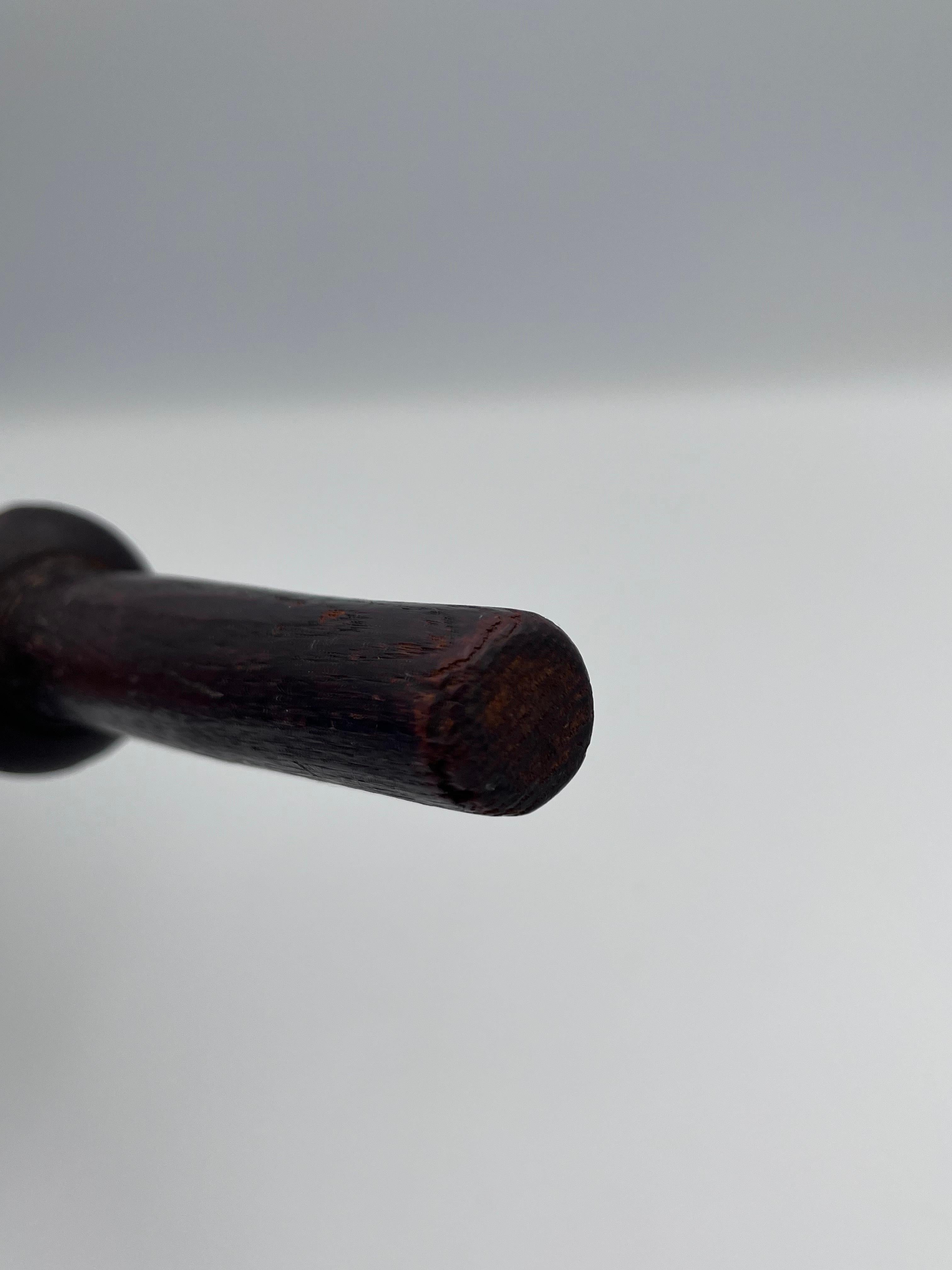 Bois Club Billy extrêmement tactile, rare et original du 19e siècle, excellent cadeau ! en vente