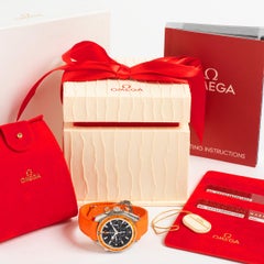 Extremley Rare Reference, Omega Seamaster Planet Ocean Chronograph, Box & Papers