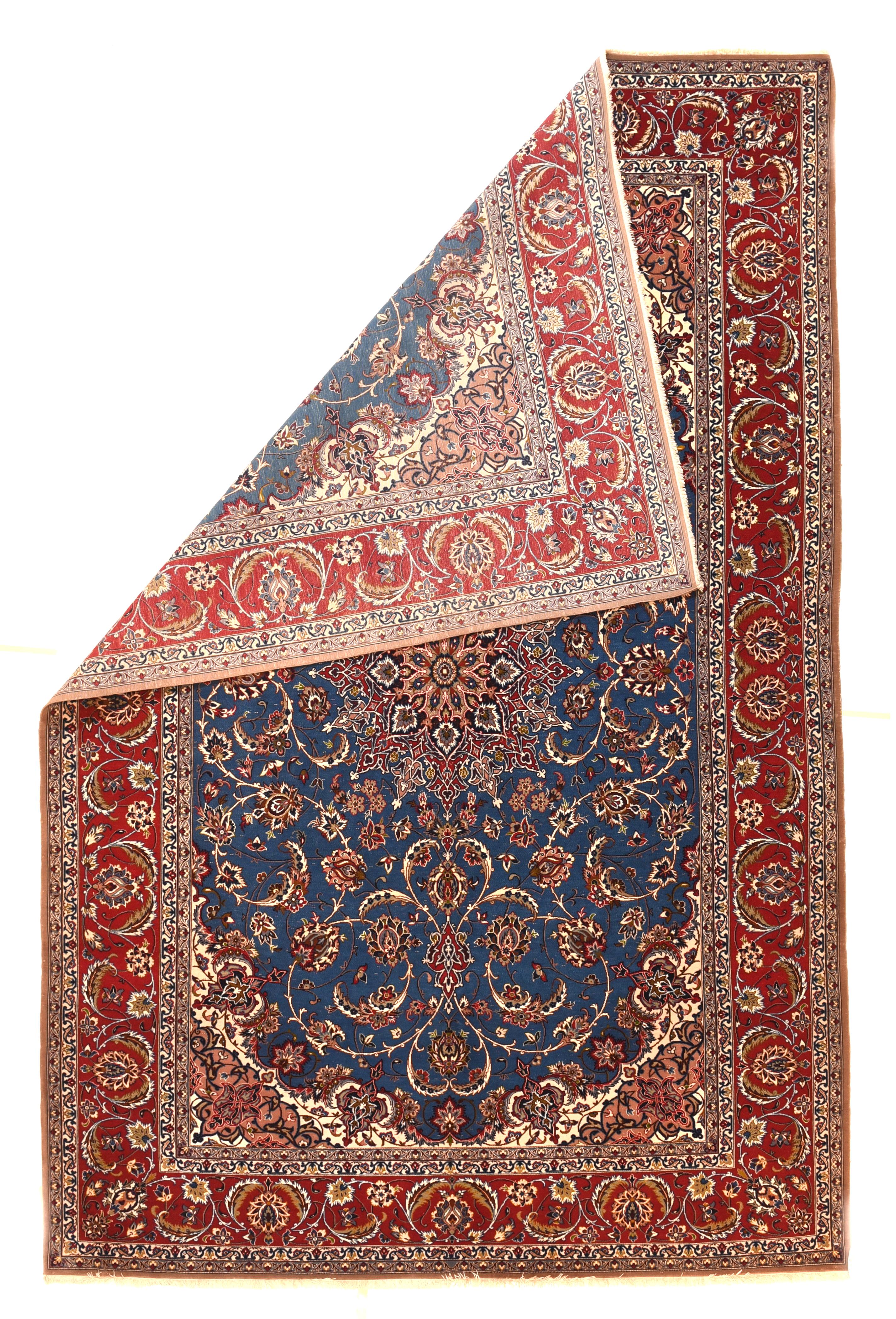 Other Extremely Fine Antique Persian Isfahan Rug, Hand Knotted, circa 1910