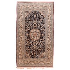 Extremely Fine Persian Habibian Wool and Silk Rug 5'4'' x 9'6''
