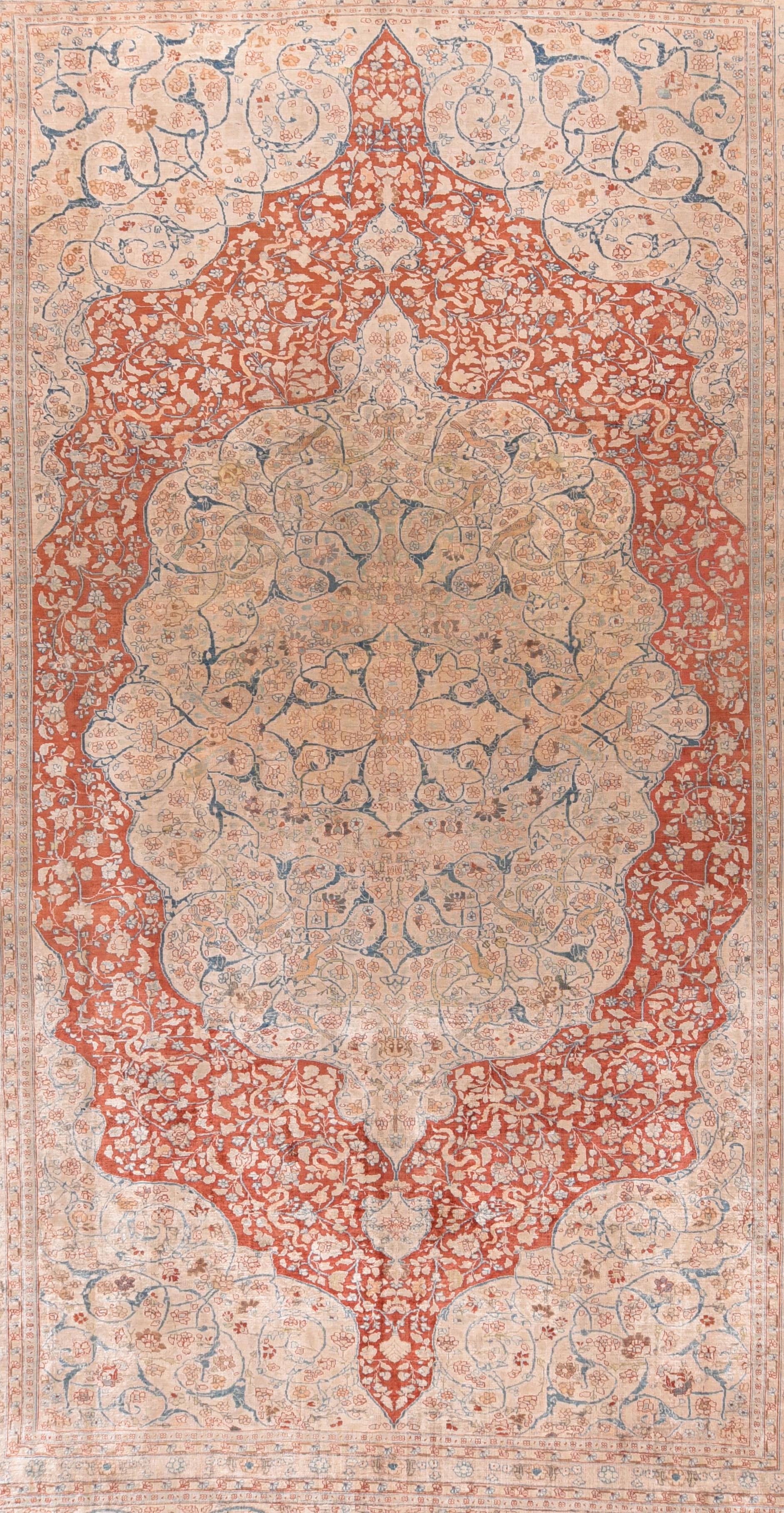 A Tabriz rug/carpet is a type in the general category of Persian carpets[1][2][3] from the city of Tabriz, the capital city of East Azarbaijan Province in north west of Iran totally populated by Azerbaijanis. It is one of the oldest rug weaving