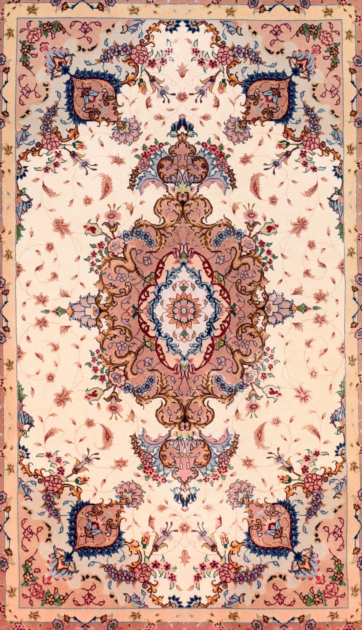 Extremly fine Persian Tabriz Benam rug, hand knotted, circa 1970s

Design: Benam

A Tabriz rug/carpet is a type in the general category of Persian carpets from the city of Tabriz, the capital city of East Azerbaijan Province in north west of