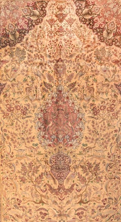 Extremely Fine Persian Silk Qum Rug 6'4'' x 9'9''