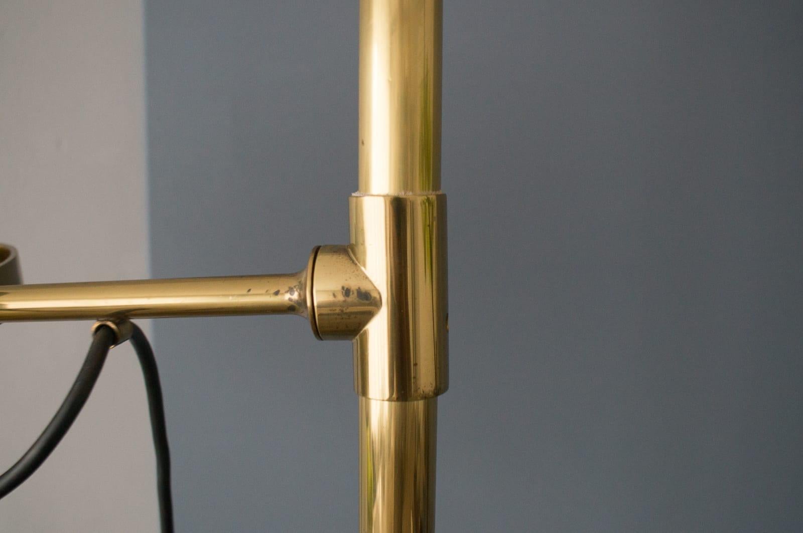 Extremly Rare Brass Tension Lamp from Florian Schulz, Model S 100 11