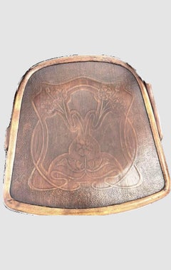 Extremly rare Thonet Mazowia chair with art noveau motif