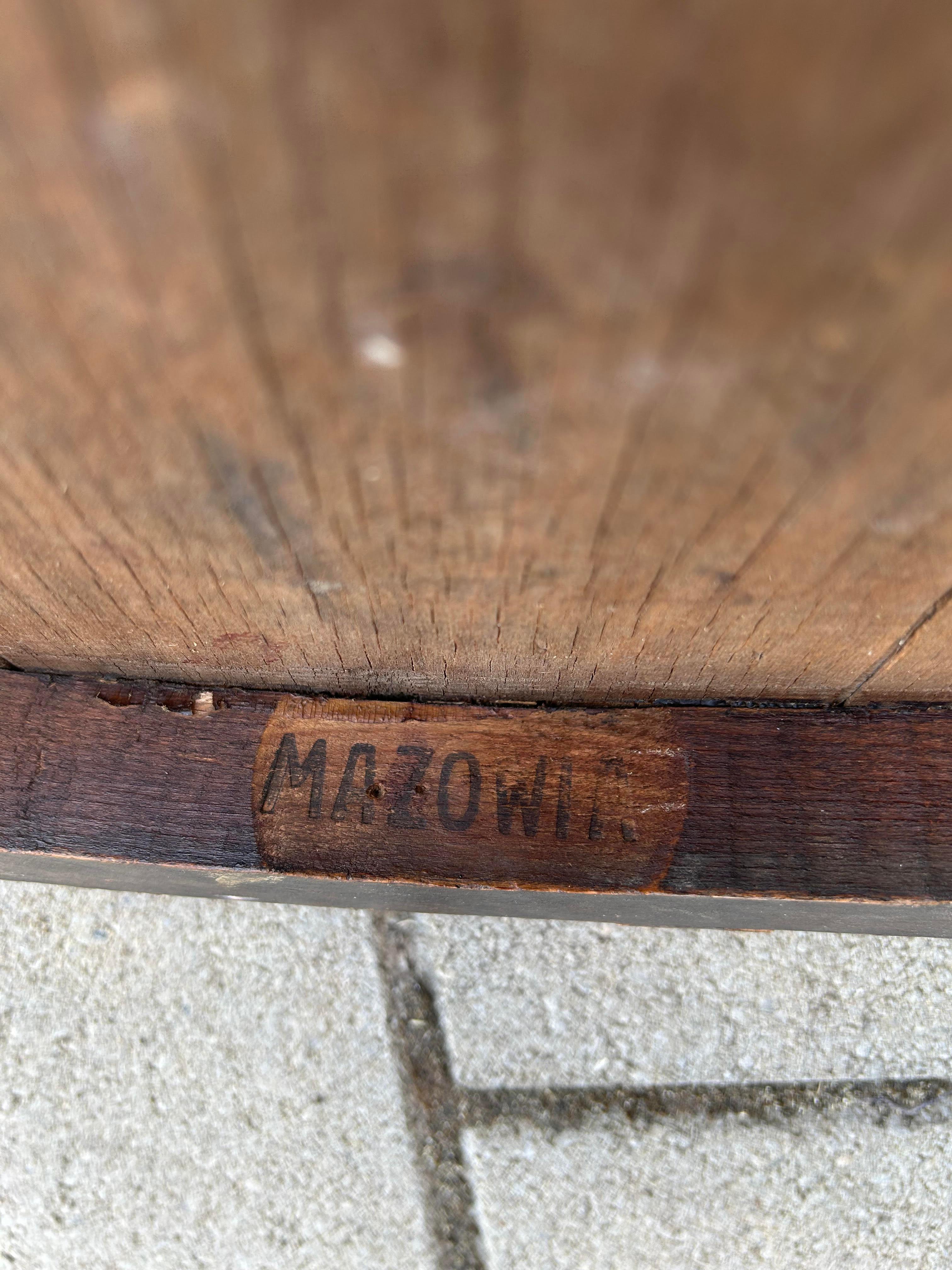 Extremly rare Thonet Mazowia chair with art noveau motif In Good Condition For Sale In Békéscsaba, HU