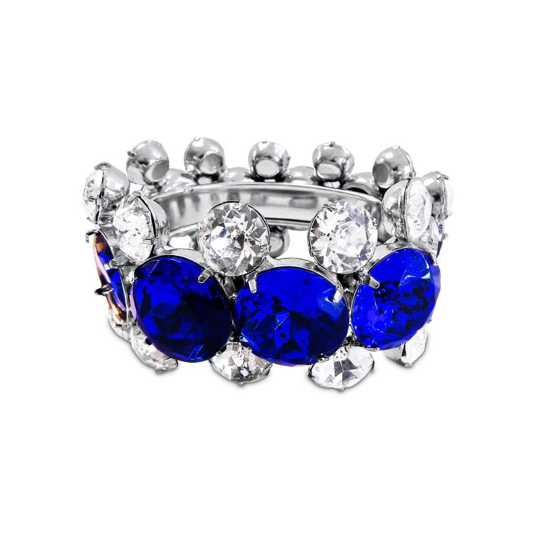 Extremely Rare Vintage David Mandel the Show Must Go on Bangle Bracelet