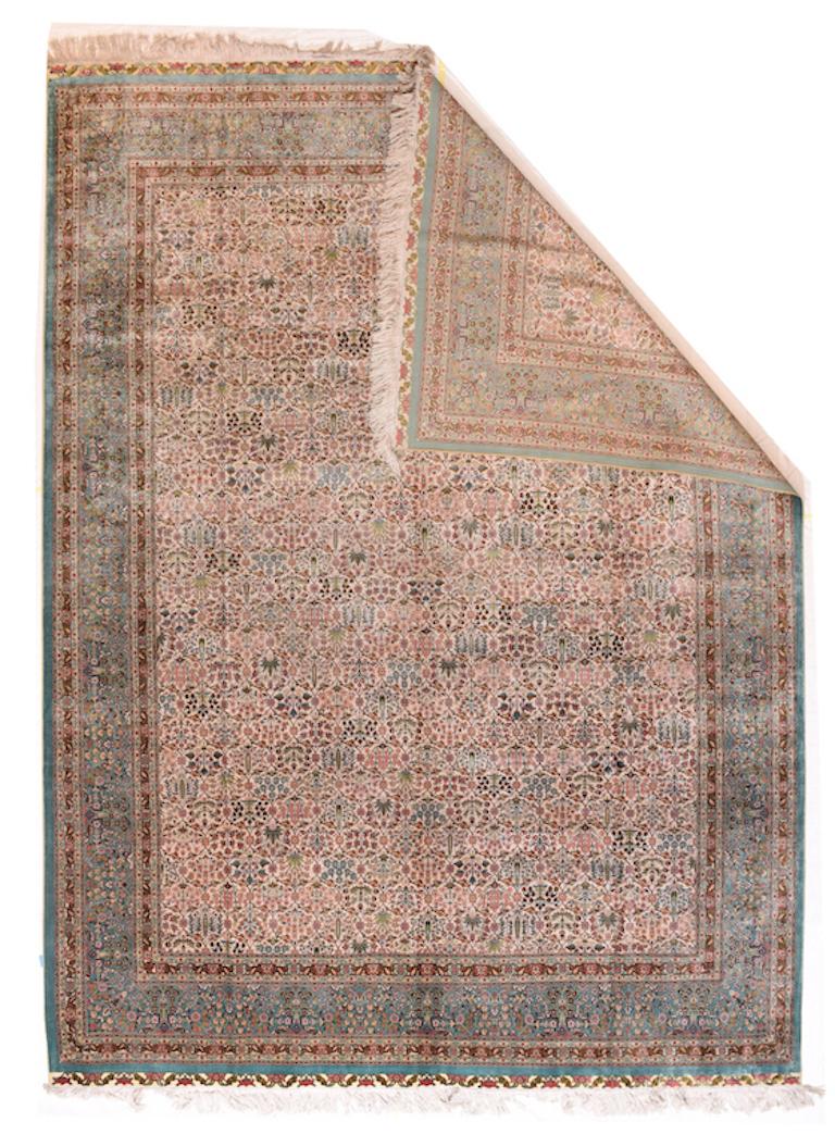 Hereke carpets used to be only produced in Hereke, a coastal town in Turkey, 60 km from Istanbul. The materials used are silk, a combination of wool and cotton and sometimes gold or silver threads.

The Ottoman sultan, Abdülmecid I founded the