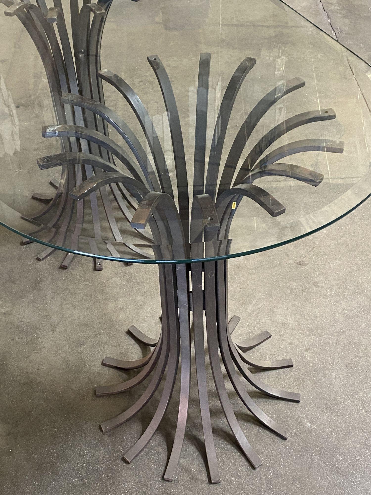 Mid-20th Century Extruded Aluminum Outdoor/Patio Dining Table For Sale