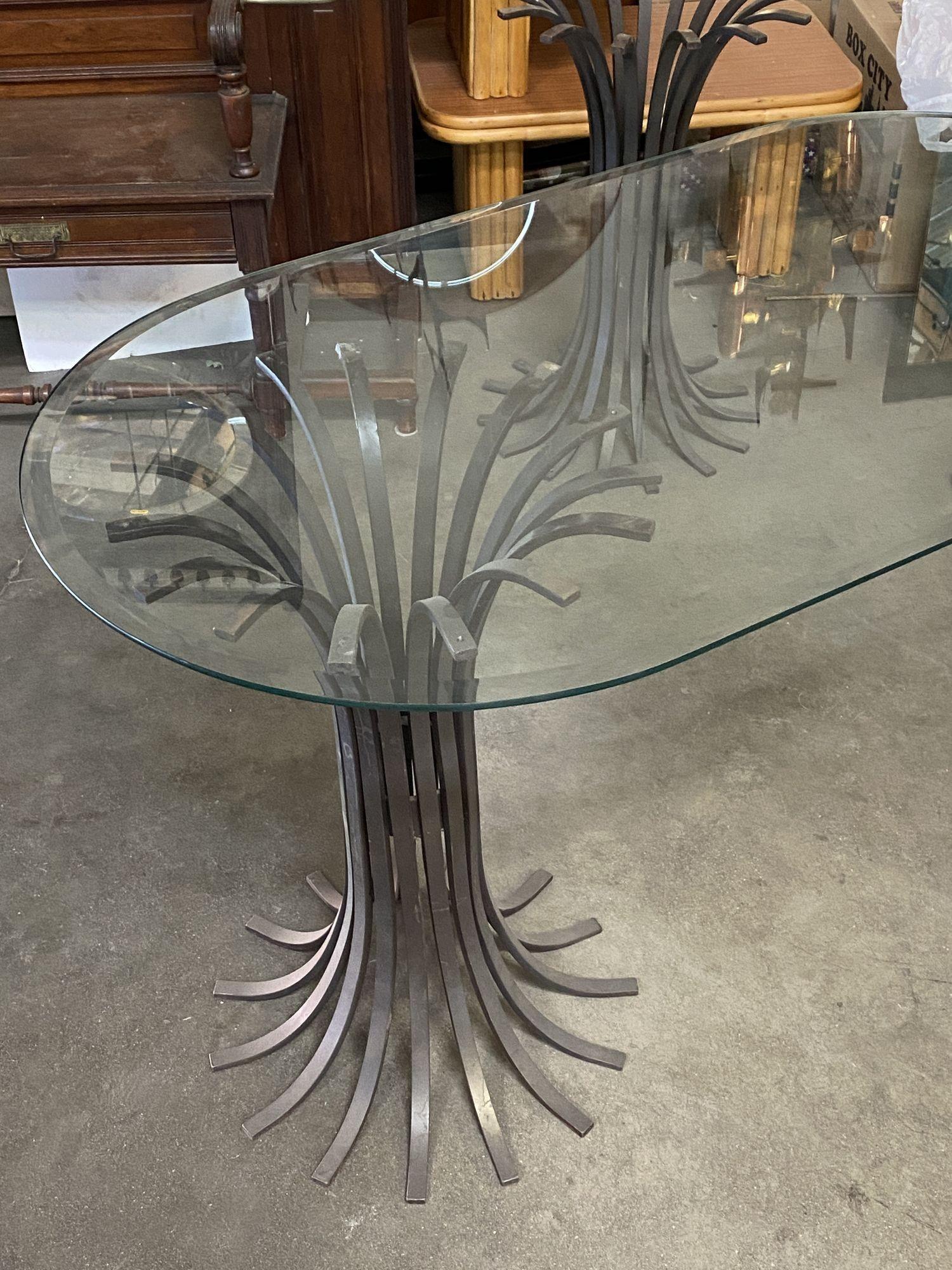 Steel Extruded Aluminum Outdoor/Patio Dining Table For Sale