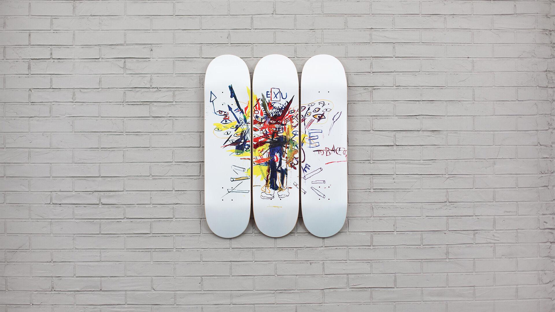 Belgian Exu Skateboard Decks After Jean-Michel Basquiat