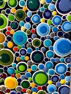 Cosmic blast - abstract painting, texture painting, 3d painting