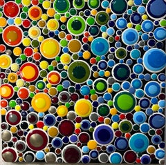 Cosmic blast - abstract painting, texture painting, 3d painting