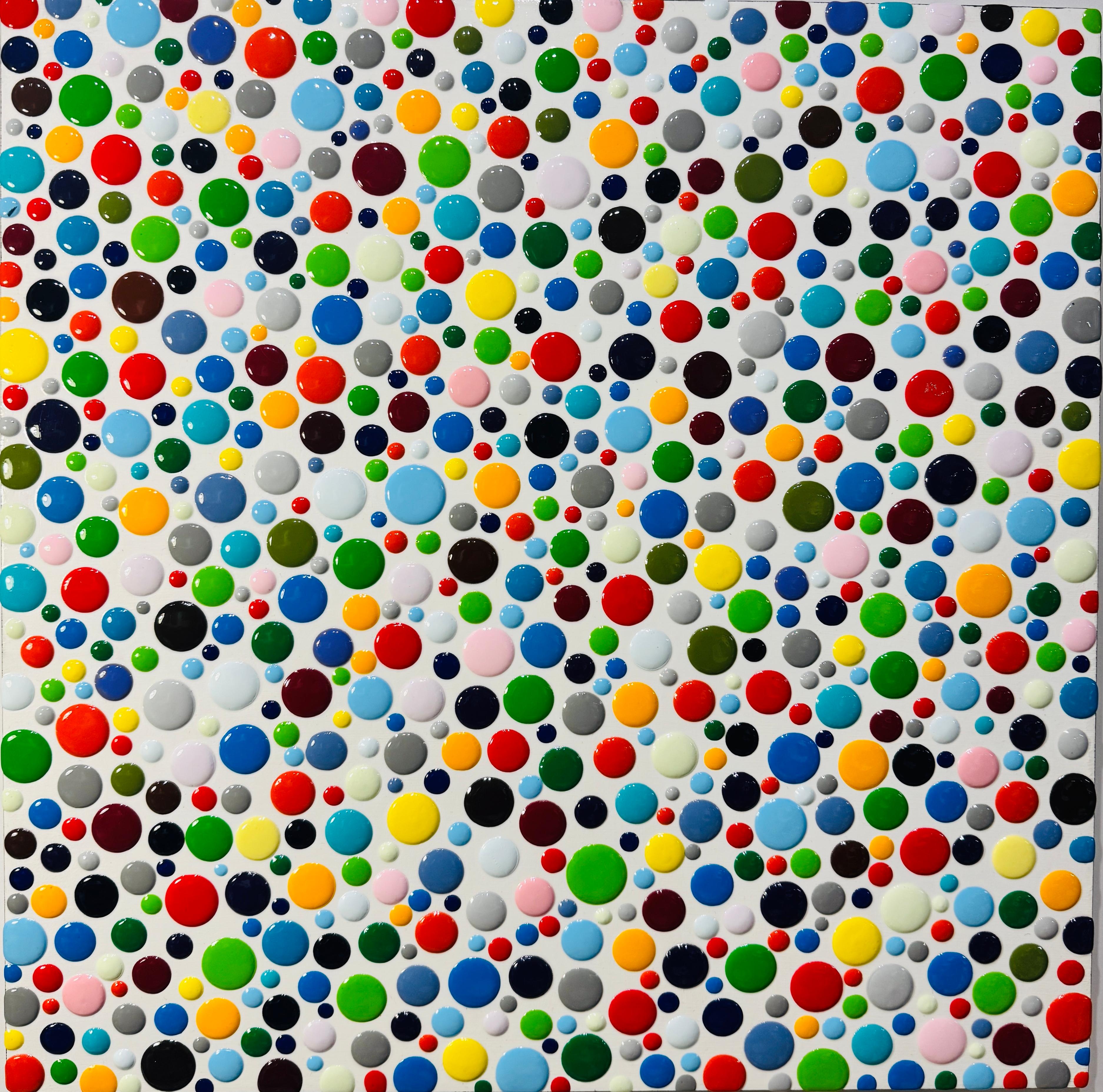 Eyal Gilboa Abstract Painting - Splash - abstract painting, texture painting, 3d painting