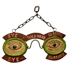 Eye and Glasses Window Display Trade Sign   