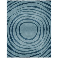 Eye Rug in Hand-Tufted Wool and Botanical Silk
