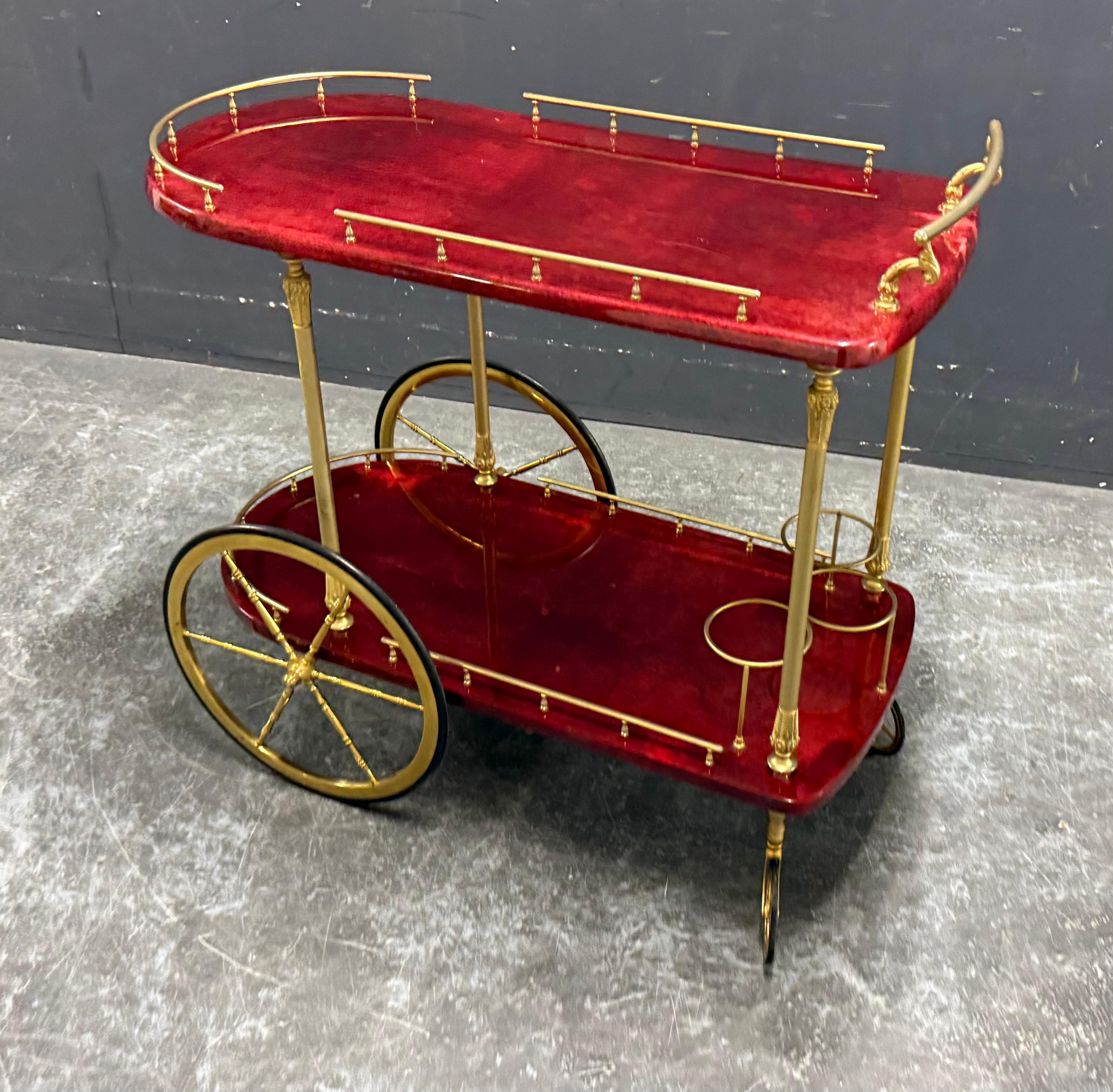 raro e sorprendente barcart di Aldo Tura.