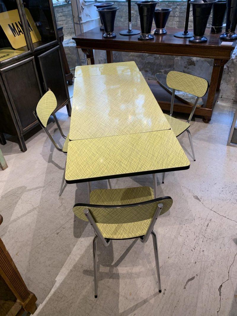 formica table and chairs
