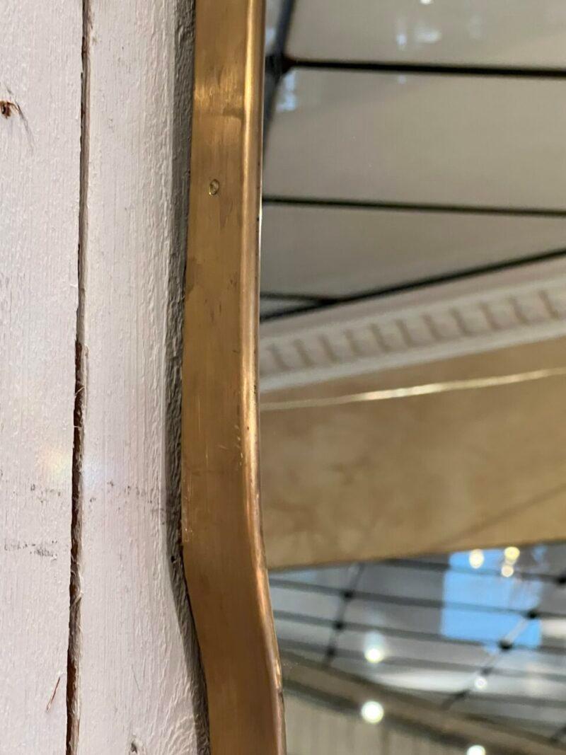 Laiton Miroir en laiton - Italie 1950s en vente